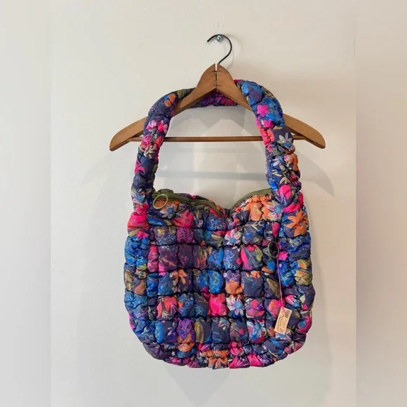 NWT Natural Life Quilted Puffer Bag - Picture 1 of 4